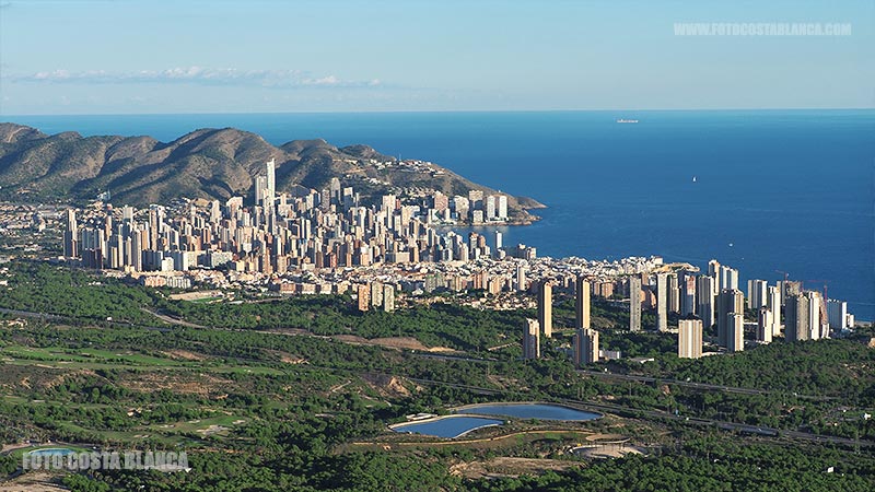  panoramic image city benidorm pictures mediterranean new york 