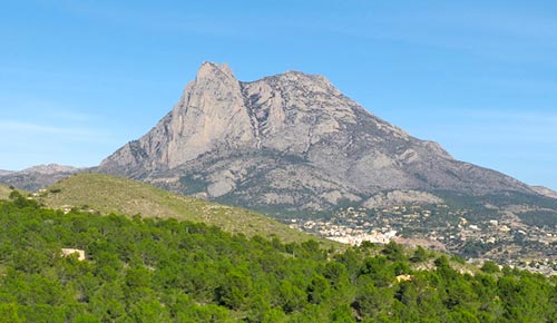 fotos montaña costa blanca galeria imagenes macizos montañosos