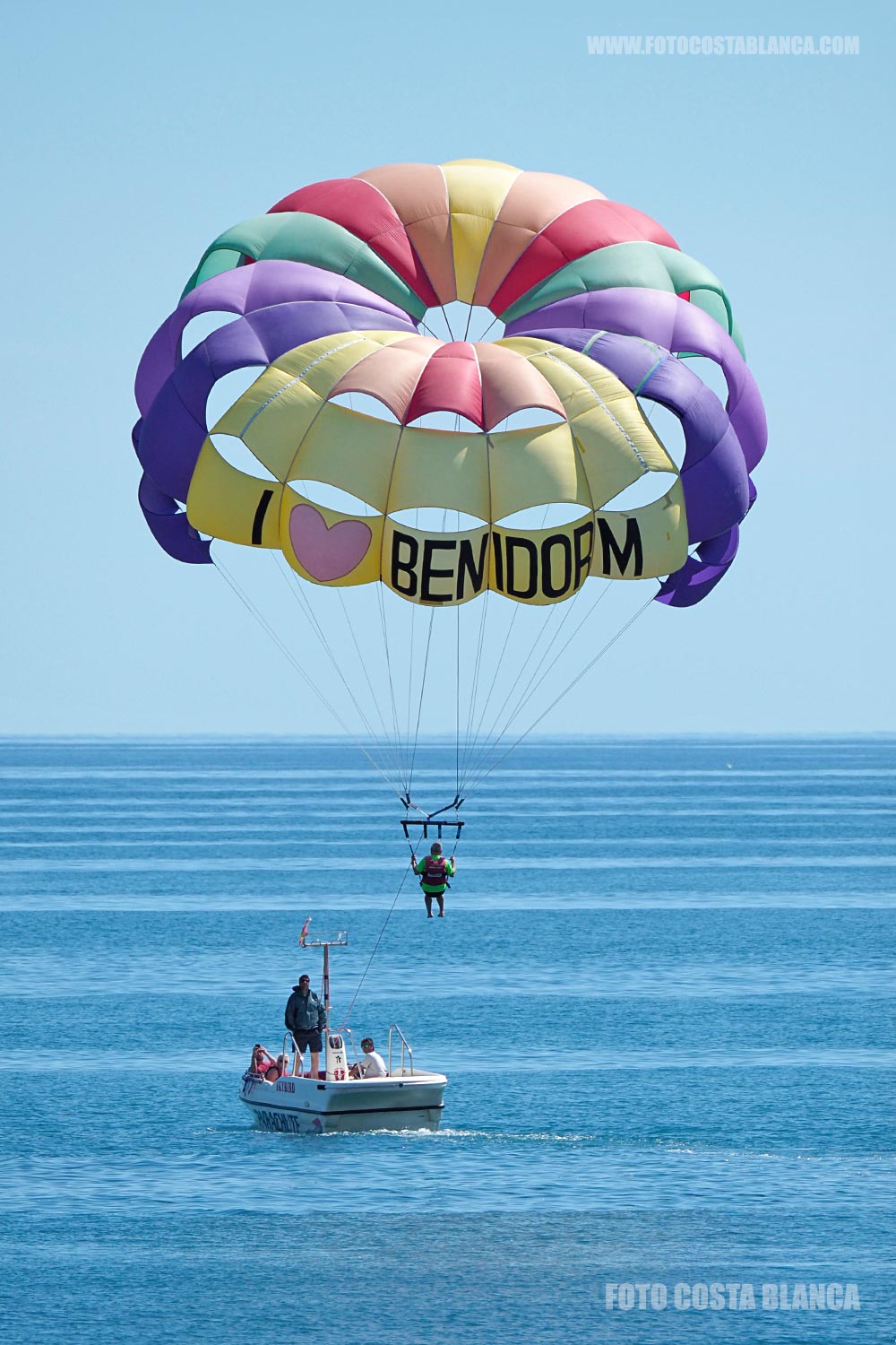 nautical paragliding benidorm photos tourist watersports 
