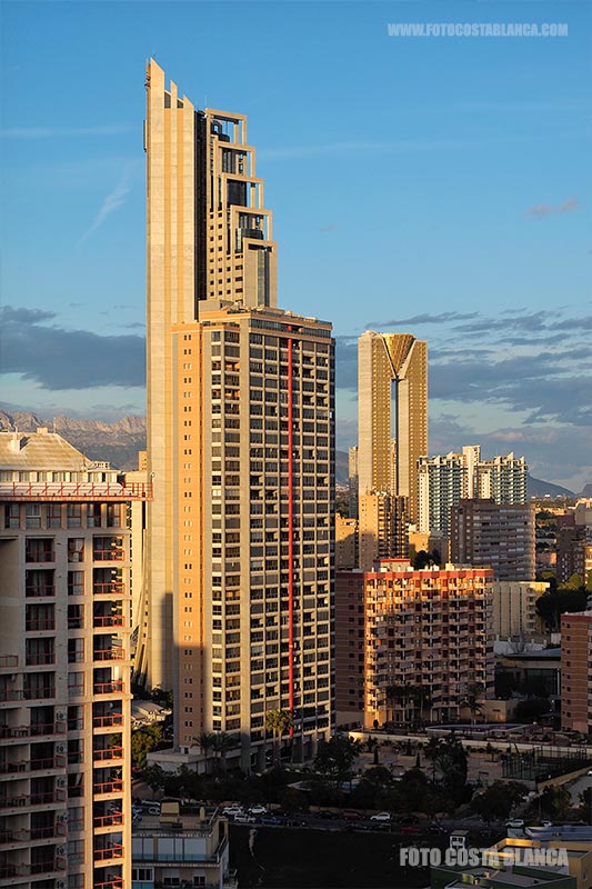 grand hotel bali tower intempo skyscrapers benidorm free images 