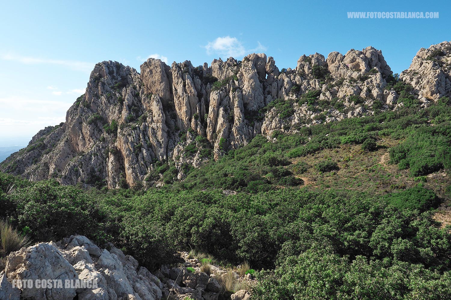 image saddle bancal moro landscape travel photos puig campana 