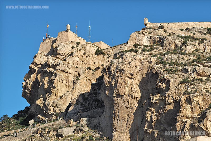 picture bartizans castle benacantil hill images tourism alicante 